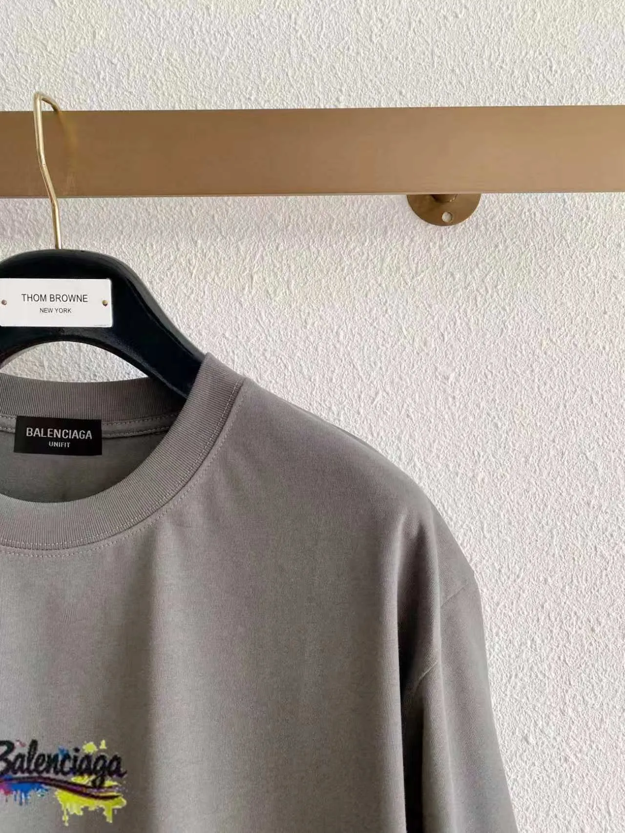 Balenciag/ New Arrival ， ， ， ， T Same Style。 :Black White Blue Gray Size:S（90-130 ） M（125-140 ） L（135-160 ） XL（160-180 ） XXL（180-210 ）
